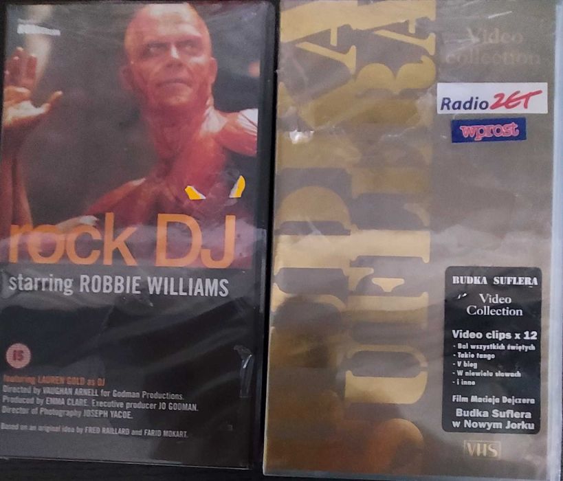 Robbie Williams,Budka Suflera ,kaseta VHS