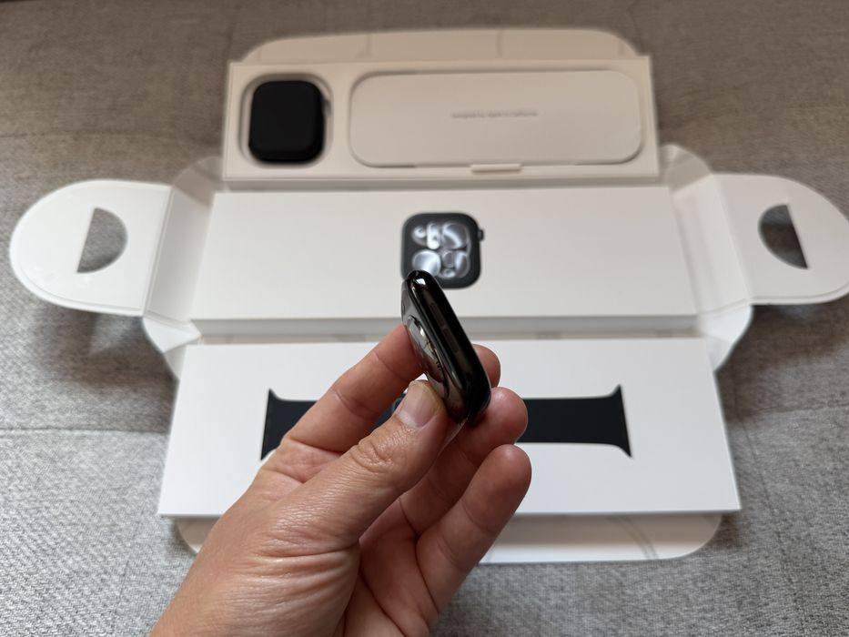  Apple Watch Series 11 46mm Jet Black I Bateria 100% I Gwarancja