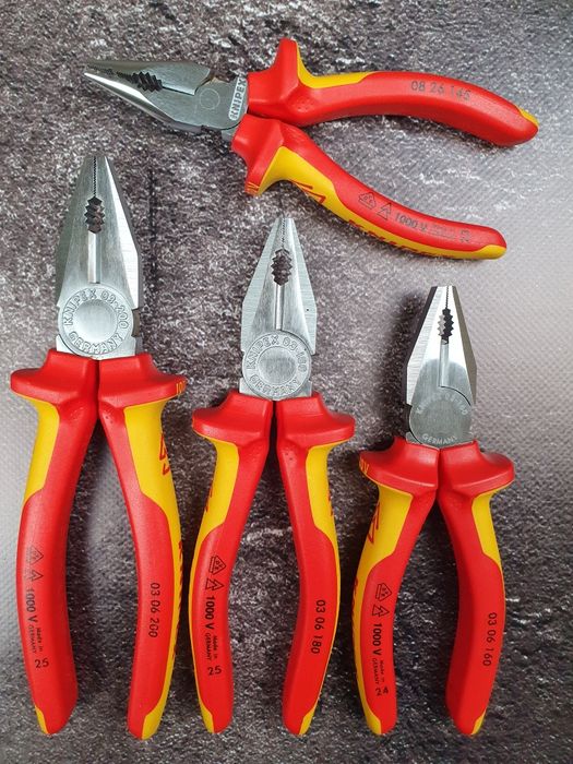 Knipex, інструмент електрика, кусачки, плоскогубці, утконоси