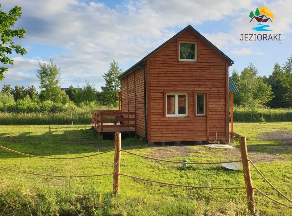 Przytulne domki + GORĄCA BANIA 400m od jeziora Nowa Jedlanka JEZIORAKI