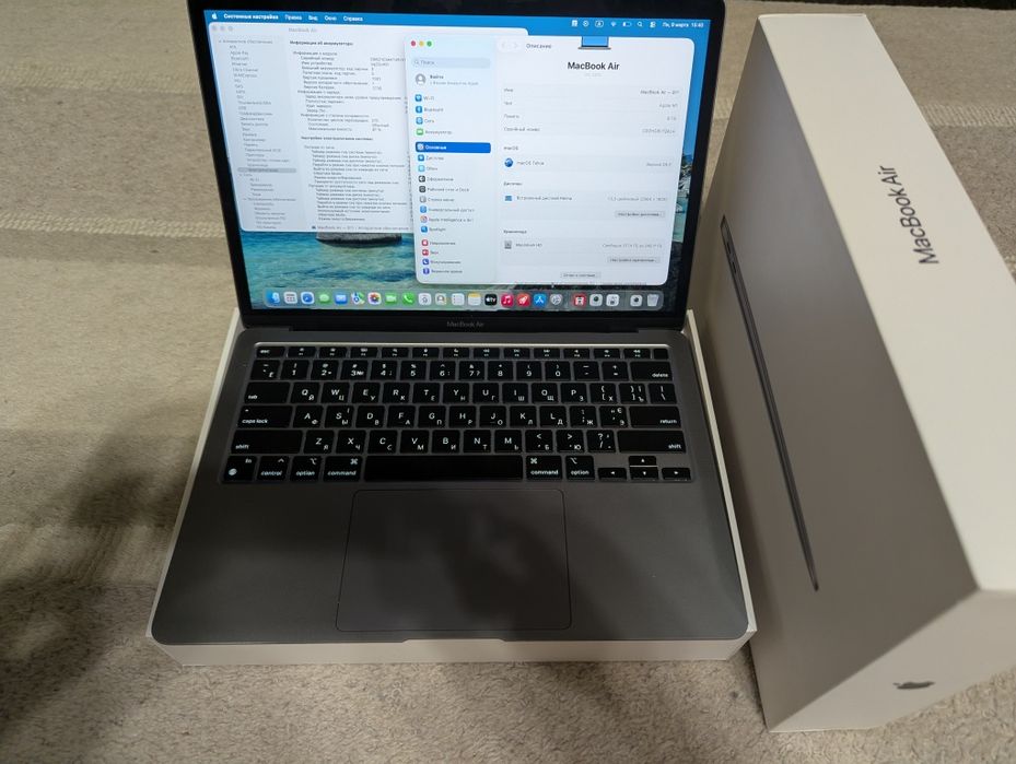 MacBook AIR M1 в ідеальному стані і з комплектом