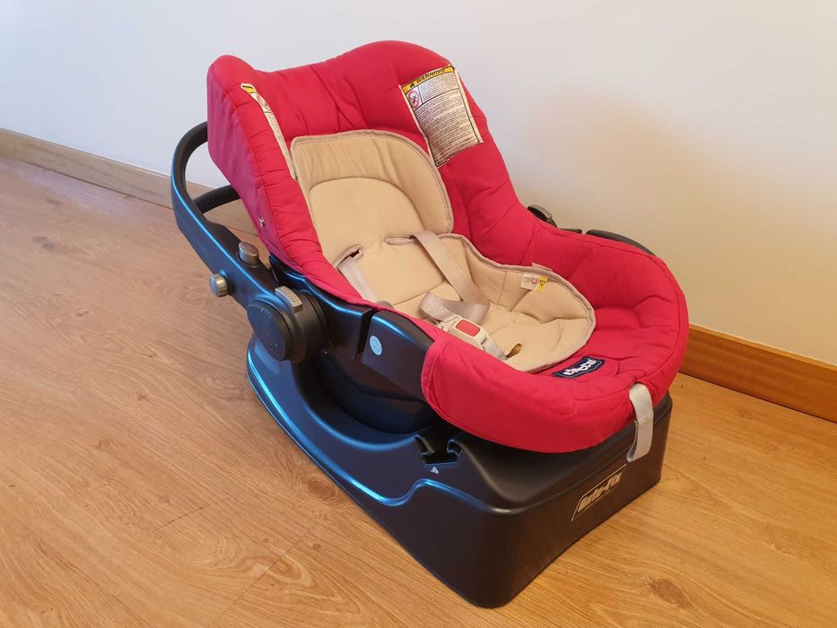 Conjunto Chicco Trio S3 ; Cadeira Auto Chicco Grupo 1