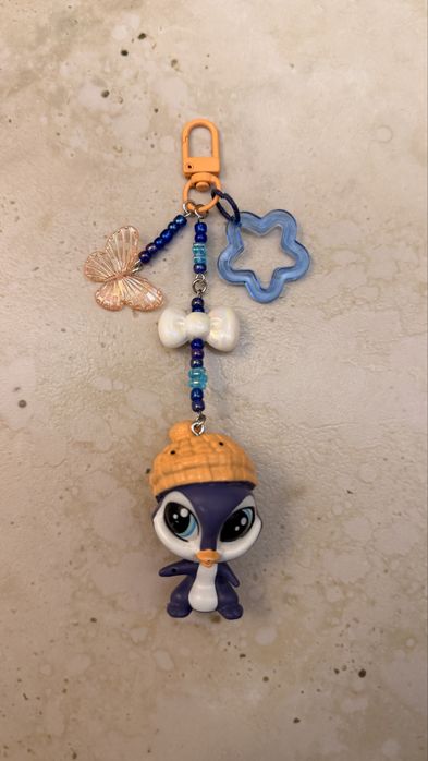 Brelok breloczek lps littest pet shop pingwin pingwinek zimowy