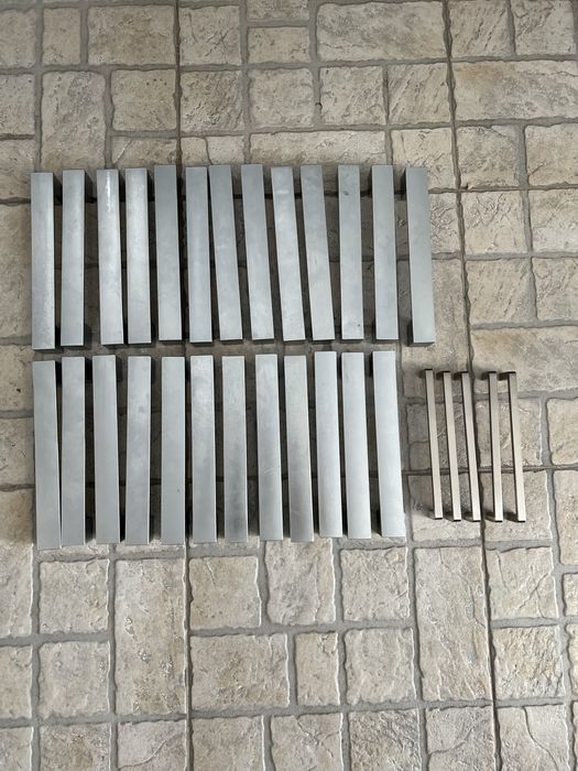 Puxadores inox para cozinha