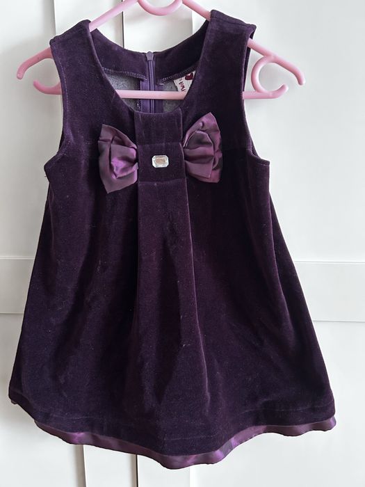 Welurowa sukienka rozm.98