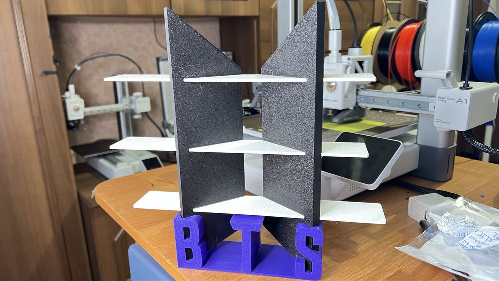 Поличка для колекції BTS  підставка для фігурок   3D-друк