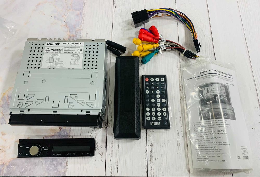 Магнітола Mystery 1din з виїздним екраном, нова!!!