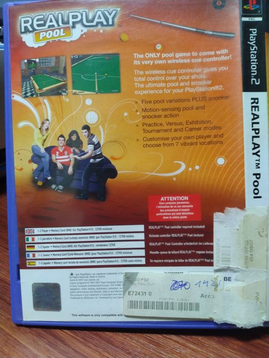 Jogo Real Play Pool PS2