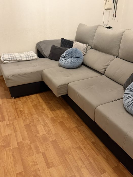 Vendo sofá cinzento