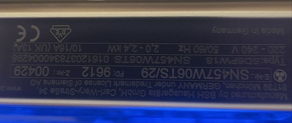 2017рік Посудомийка Siemens IQ500 Made InGermany 60см ук ру меню Wi-fi