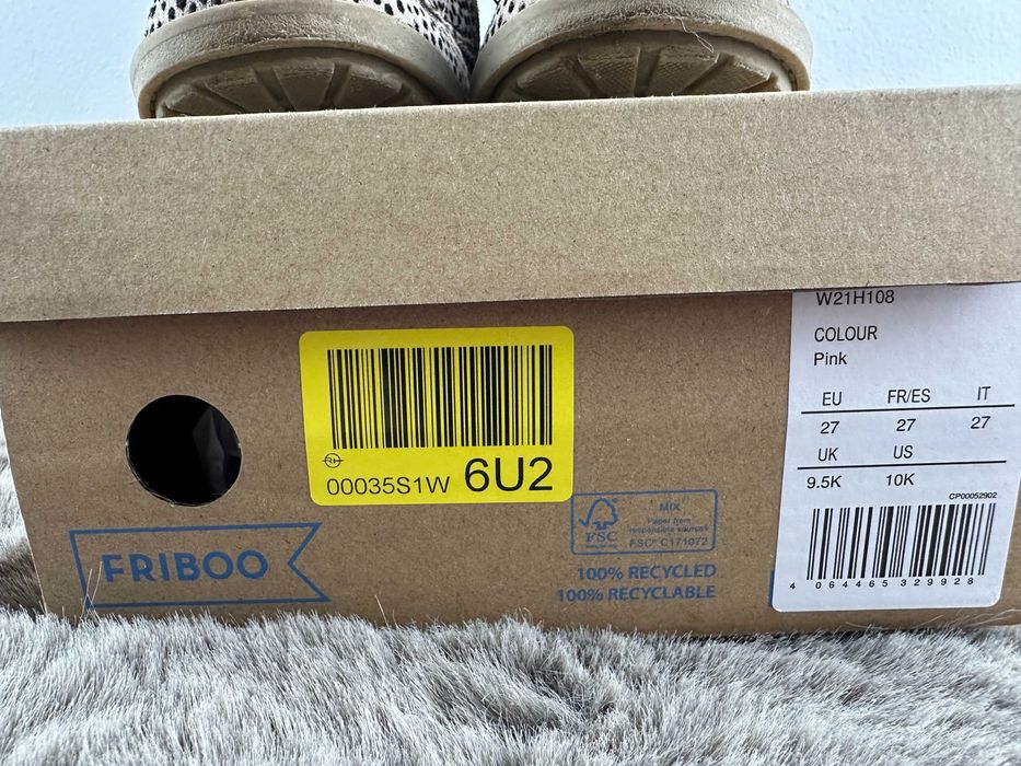 Buty dziecięce zimowe botki friboo 27