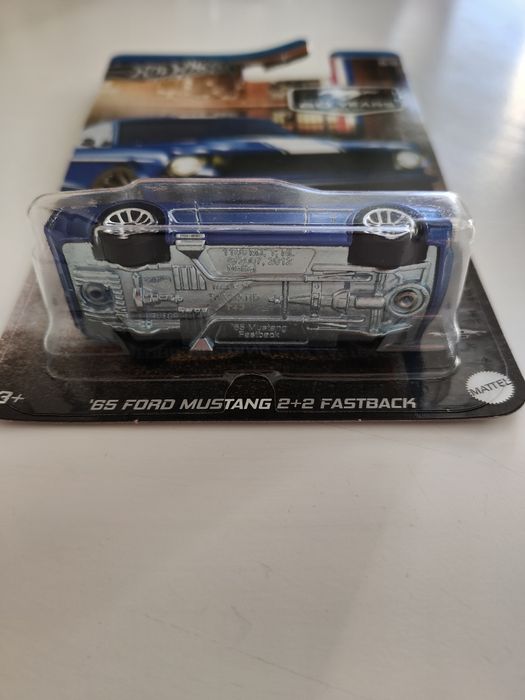 '65 Ford Mustang 2+2 Fastback Chase Hot Wheels Silver Series 60TH