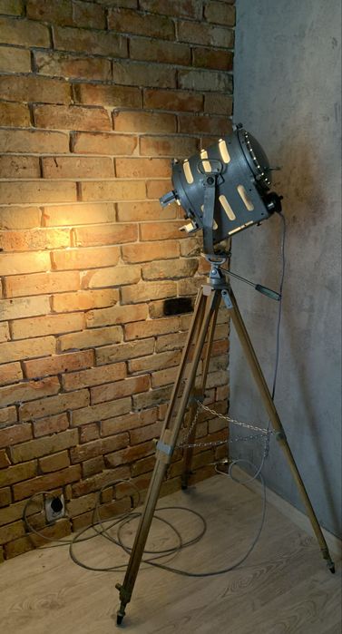 Lampa podlogowa PRL  Loft Vintage Glamour Boho Retro