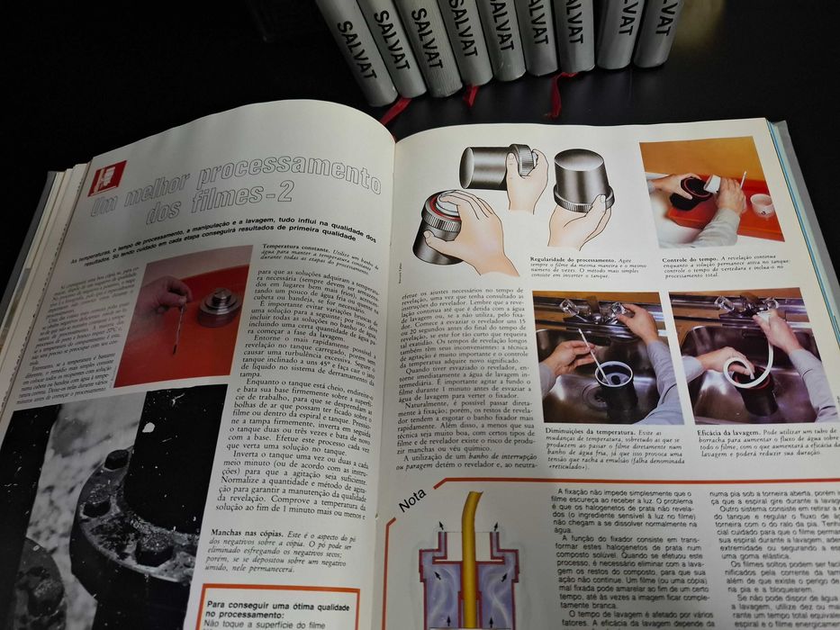 Foto Salvat 1984 10 volumes Encadernados