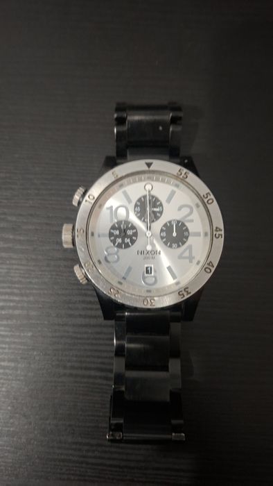 Relogio Nixon 48-20 chrono Mm black/silver