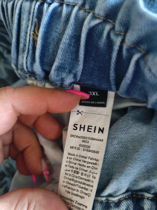 Jeansy shein 3xl