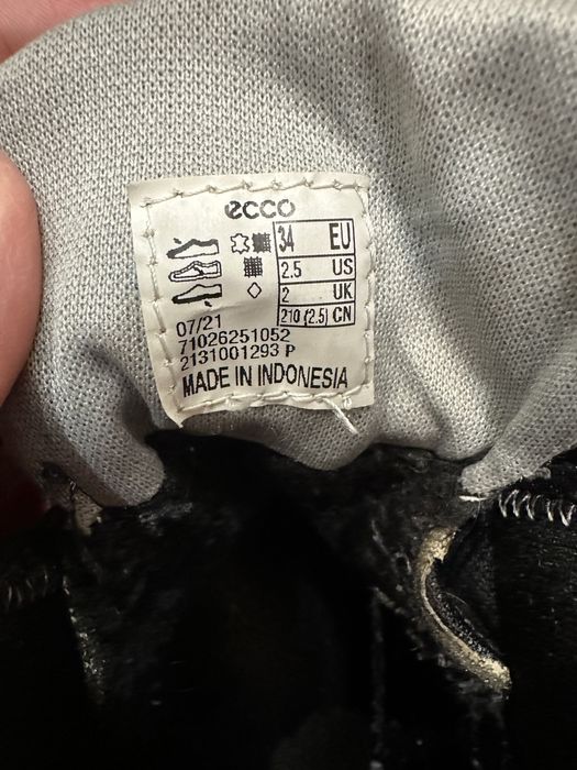 Зимові черевики Ессо Gore Tex р. 34