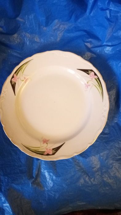 Хрусталь,,блюдо Коростень,тарелки и др