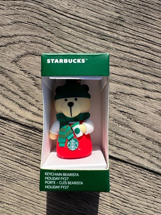 Starbucks Bearista breloczek do kluczy torebki - swiateczny 2026