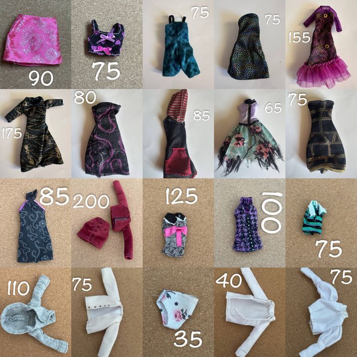 Аксесуари взуття одяг для ляльок monster high