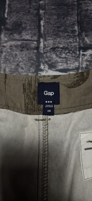 GAP spodenki męskie, szorty cargo, bojówki, bermudy, kieszenie premium
