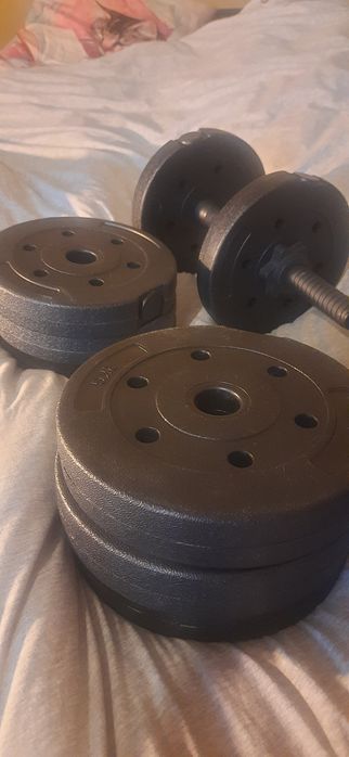 Hantle regulowane talerzami do 16,5 kg