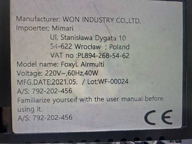 Urządzenie do terapii uciskowej WON INDUSTRYlimfodrenaz