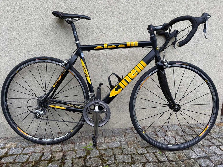 Cinelli rower szosowy L - dobre komponenty