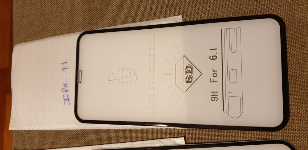 Pelicula de vidro 5D iphone 11, iphone 11 pro e iphone 11 pro max