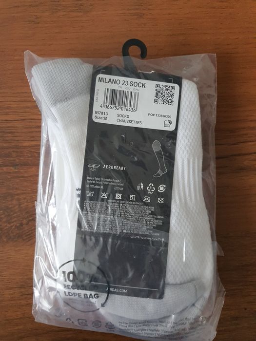Nowe białe getry adidas milano 23