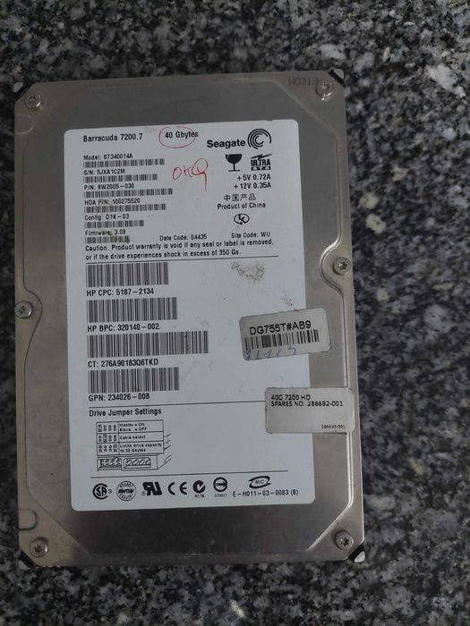 Discos ATA varias marcas e modelos