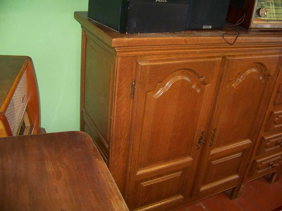 Dębowa komoda duża dzielona lite drewno długość blatu 280cm!