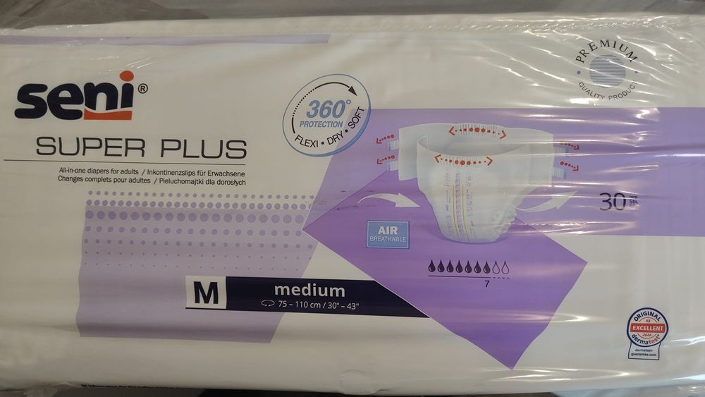 Pieluchomajtki Seni Super Plus M