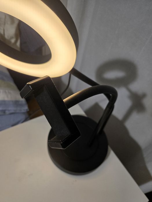 Ring light com suporte de telemóvel