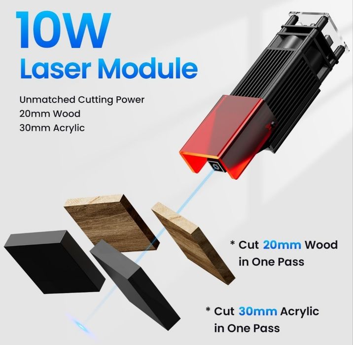 LASER LONGER RAY 10w como novo só esta semana