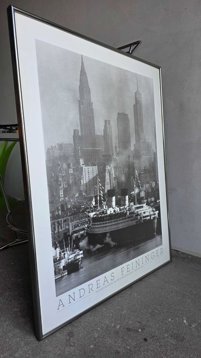 Plakat A.Feininger,New Jork 1958r.rama alu.Nielsen