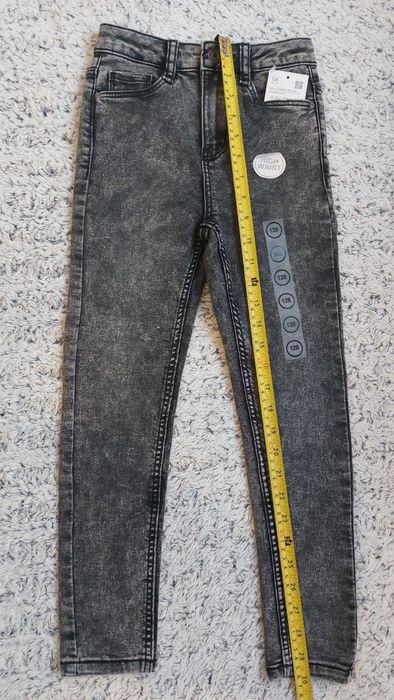 Spodnie super skinny C&A high waist