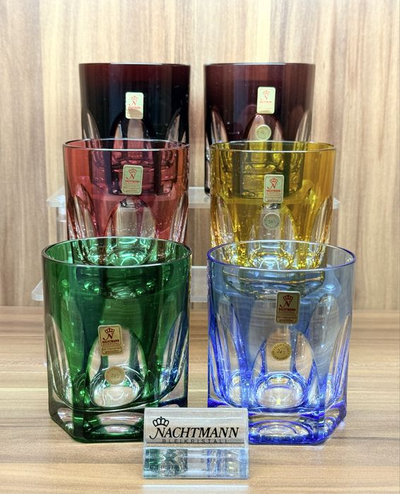 Хрустальные стаканы для виски Nachtmann серия Antika GDR Германия