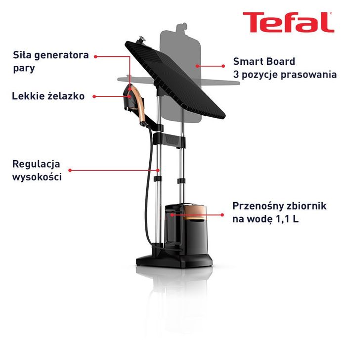 System do prasowania TEFAL Ixeo Power Parownica z deską