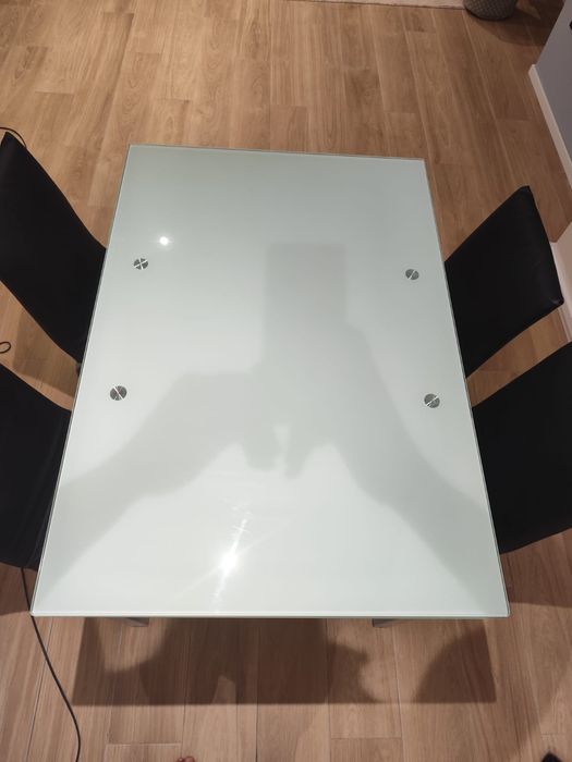 Mesa de vidro temperado