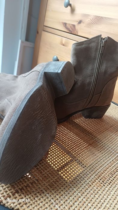 Kowbojki Nowe 36 ohbutik kinga rusin zamsz skora naturalna nowe