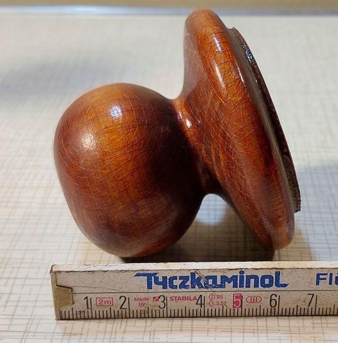 Дерев'яні ручки-кнопки (5 шт.) / Мебельные ручки Ретро.