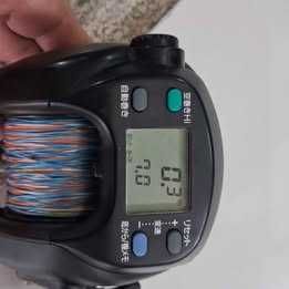 Cana e Carretel elétrico Daiwa SUPER TANACOM S 500, excelente. Cabo novo e cana Shimano nova.
