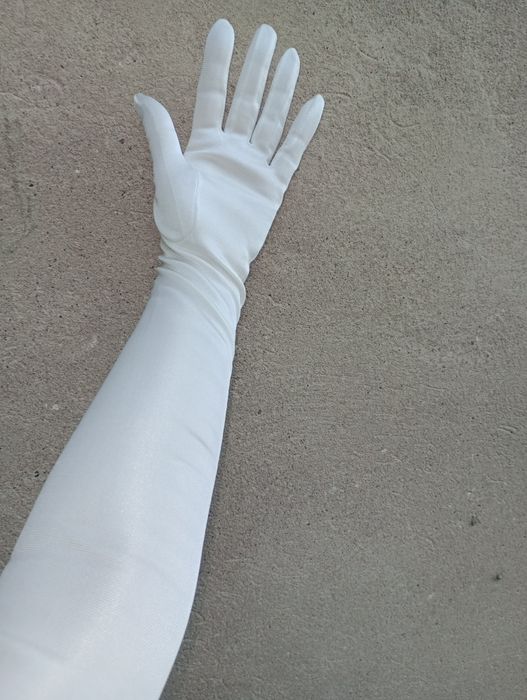 Maksymalnie długie rękawiczki lycra