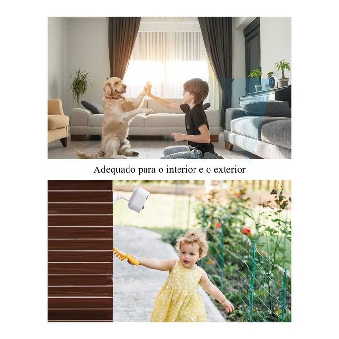 Câmara Vigilância bébé  WiFi PTZ com Áudio Bidirecional e App ICSEE - NOVA
