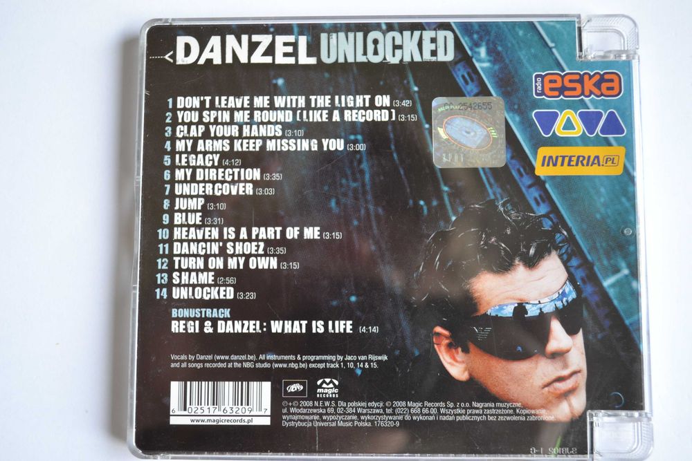 Danzel – Unlocked (1 CD) ORYGINAŁ,