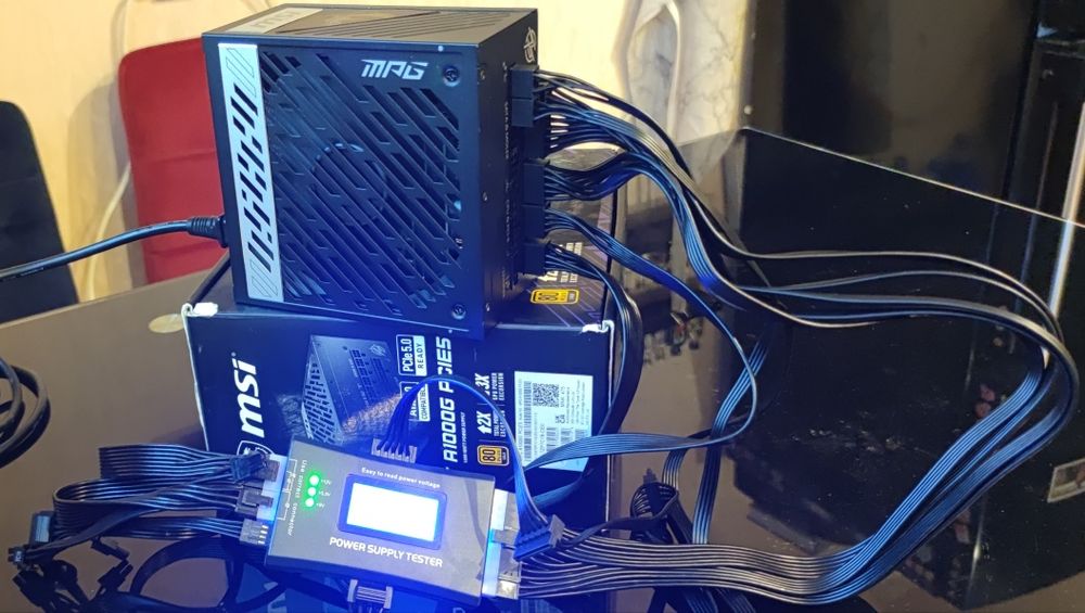 MSI A1000G PCIE5 atx3.0 GOLD модульный блок питания ПК 1000w