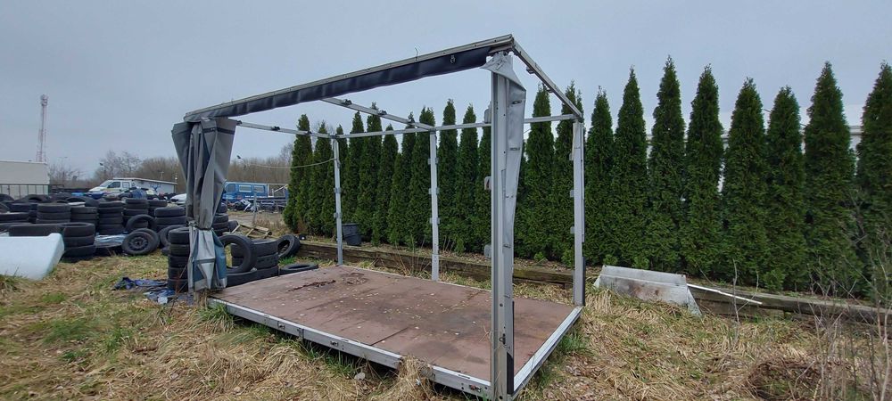 Skrzynia ładunkowa platforma paka firanka 10 euro