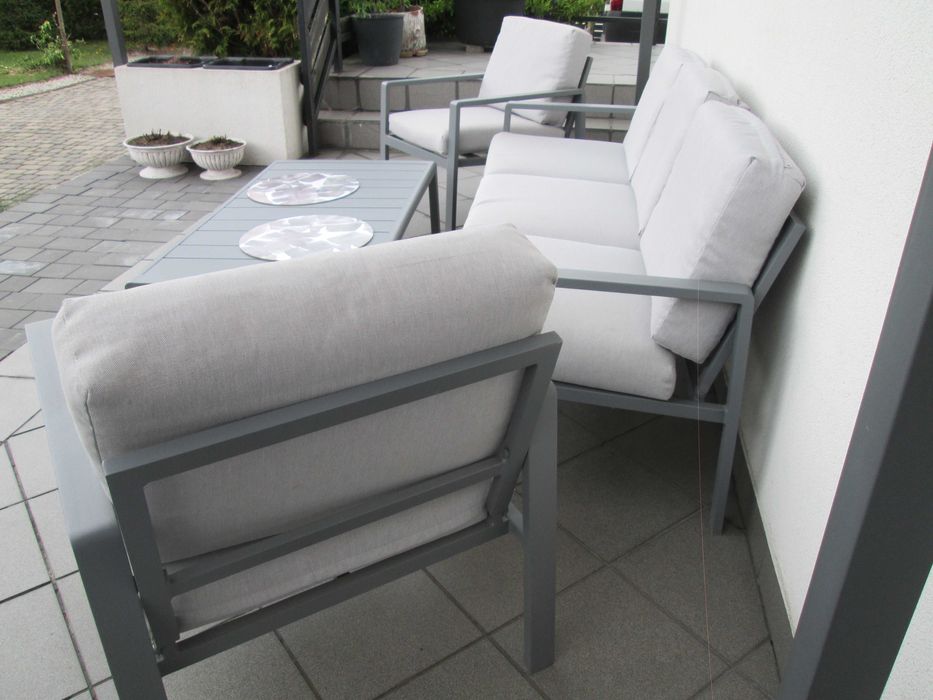 Komplet mebli ogrodowych  -ALUMINIUM