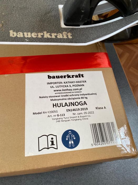Hulajnoga bauerkraft nowa biała